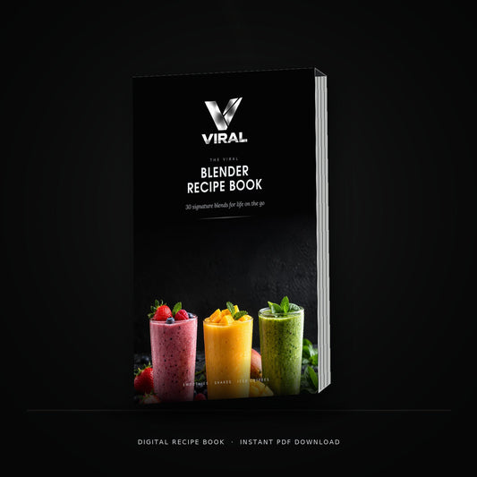 The VIRAL Blender Recipe Book — digital PDF 3D preview